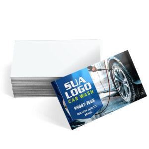 CARTÕES DE VISITA/COUCHÊ 300G 4 X 0 VERNIZ UV TOTAL FRENTE  500 unid