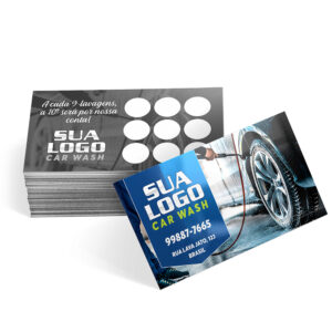 CARTÕES DE VISITA/COUCHÊ 300G 4 X 1 VERNIZ UV TOTAL FRENTE 500 unid